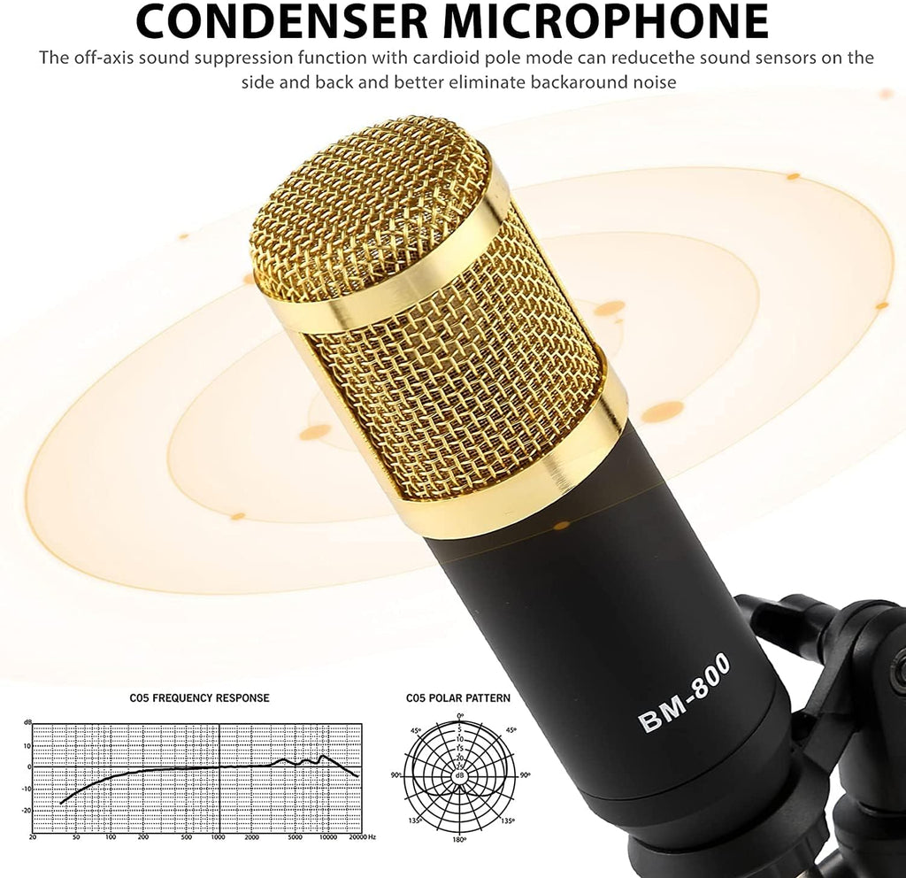 Podcast Equipment, SINWE Live Sound Card and Audio Interface with DJ Mixer Effects and Voice Changer, Prefect for Streaming/Podcasting/Gaming