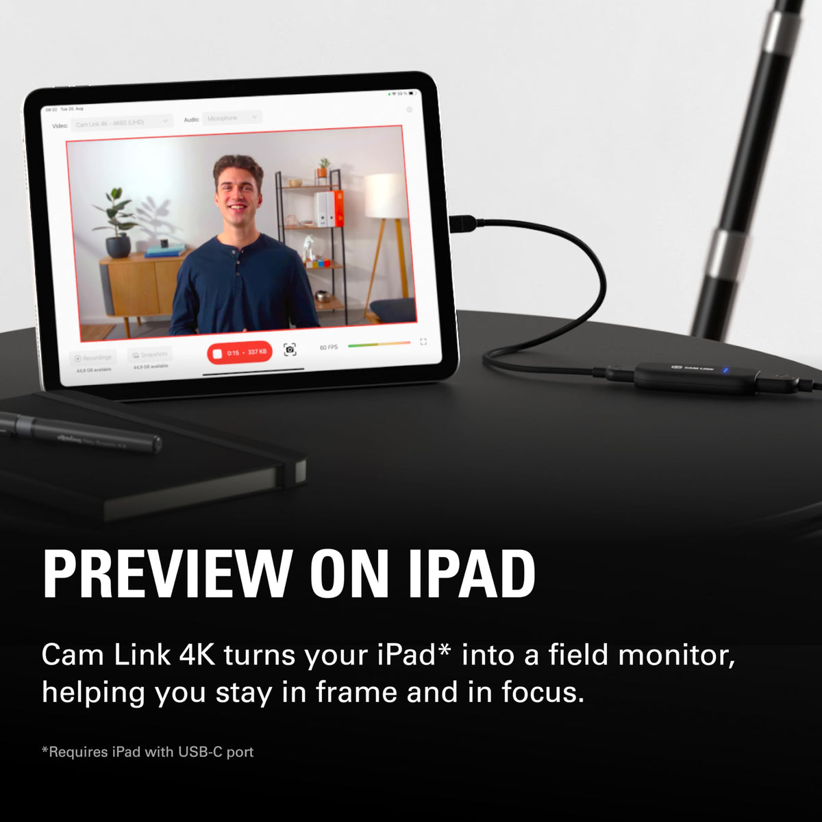 4K Camera Capture Card for DSLR & Camcorder Streaming