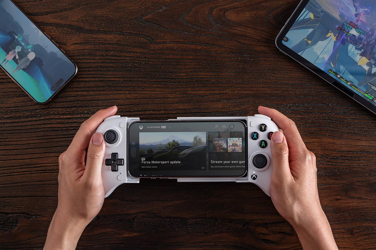 8Bitdo Ultimate Mobile Gaming Controller for iPhone, Apple, Android & Xbox Cloud Gaming, Bluetooth Gamepad with Hall Effect Joysticks, 2 Pro Back Buttons, Officially Licensed
