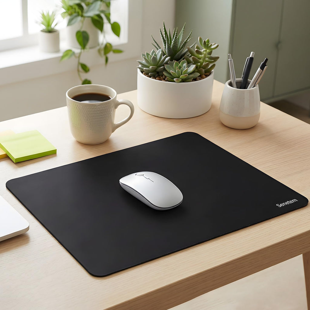 Senetem Ultra Thin Mouse Pad for Computer & Laptop, Smooth Flexible Gaming Mat