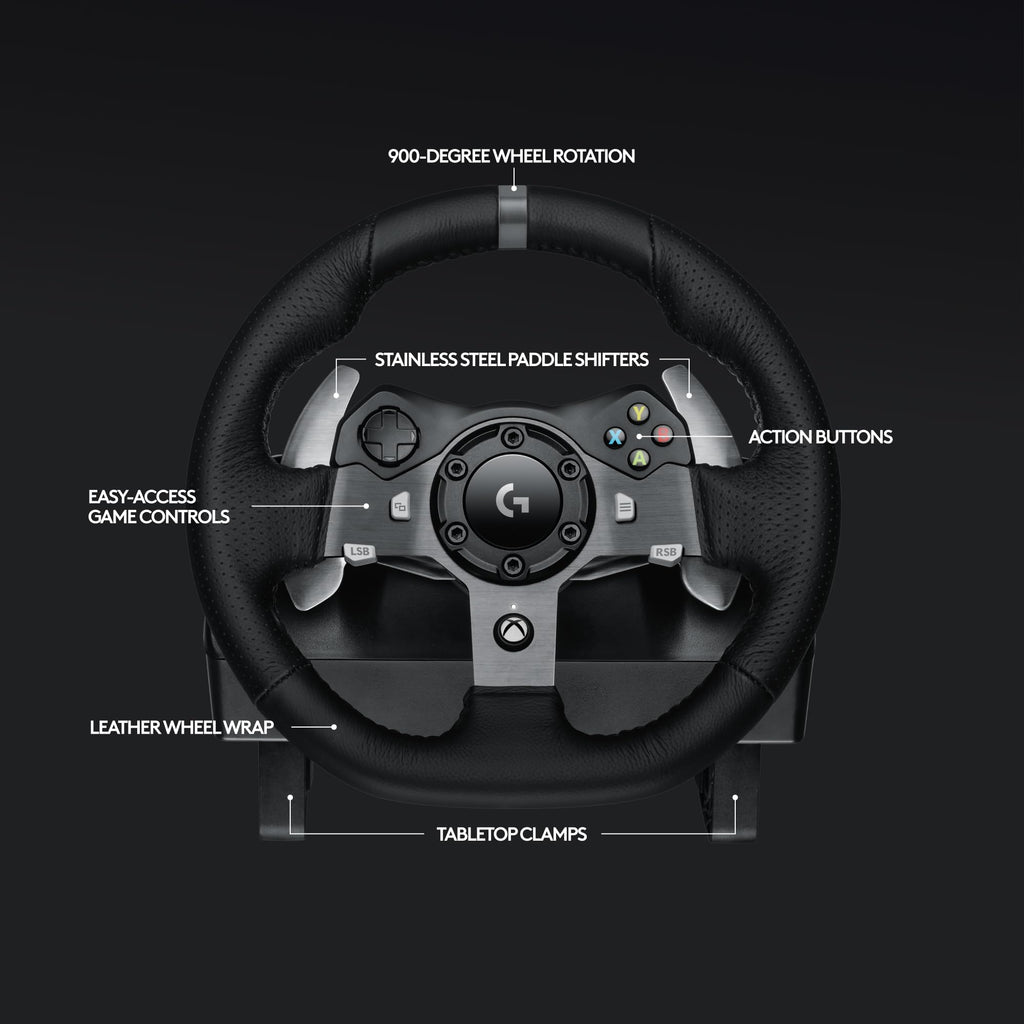 Logitech G29 Driving Force Racing Wheel and Floor Pedals, Real Force Feedback