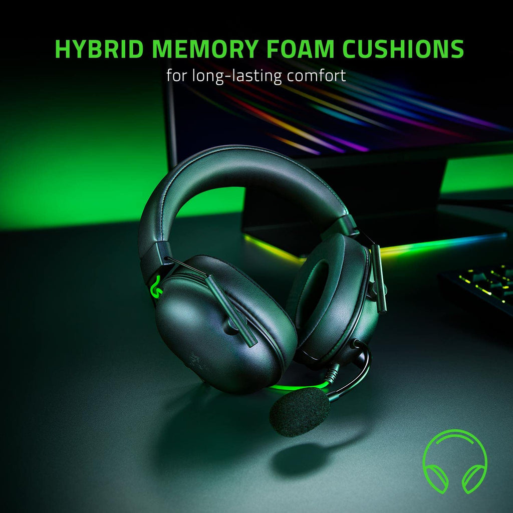 Razer BlackShark V2 X PlayStation Gaming Headset: 50mm Drivers - Cardioid Mic - Lightweight - Comfortable, Noise Isolating Earcups - for PS5, Xbox Series X, PC, Switch via 3.5 mm Audio Jack - Black