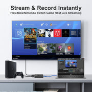 4K HDMI to USB 3.0 Video Capture Card with 1080p 60FPS