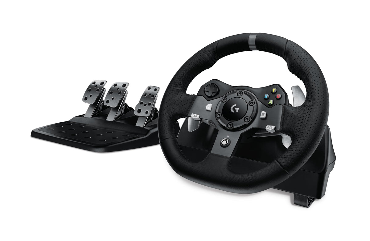 Logitech G29 Driving Force Racing Wheel and Floor Pedals, Real Force Feedback