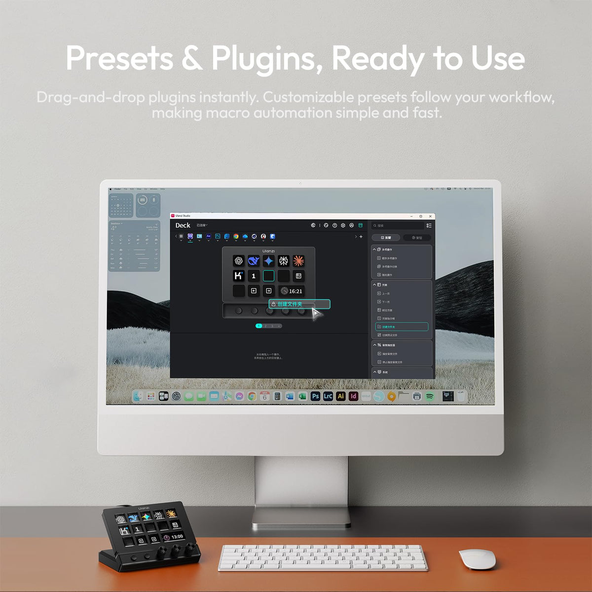 LCD Stream Controller with Customizable Macro Keys
