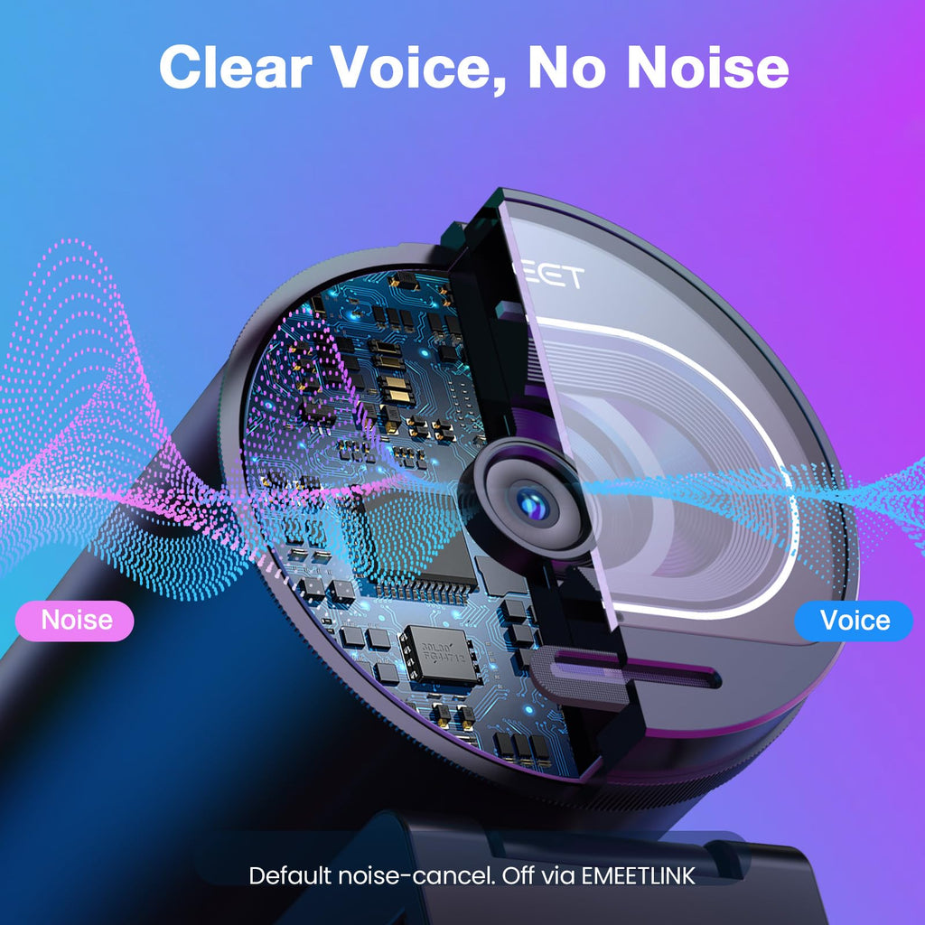 S600 4K Streaming Webcam with Autofocus and Dual Microphones