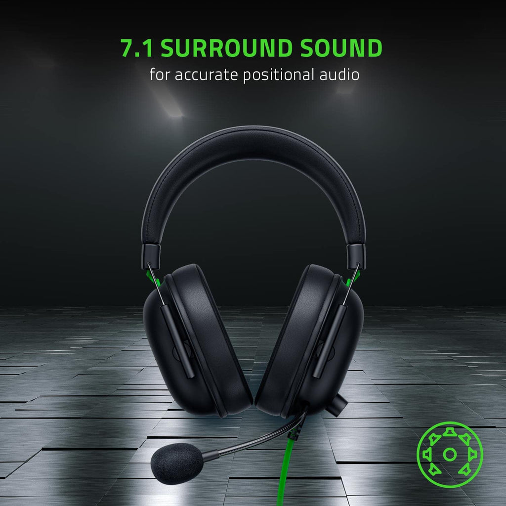 Razer BlackShark V2 X PlayStation Gaming Headset: 50mm Drivers - Cardioid Mic - Lightweight - Comfortable, Noise Isolating Earcups - for PS5, Xbox Series X, PC, Switch via 3.5 mm Audio Jack - Black