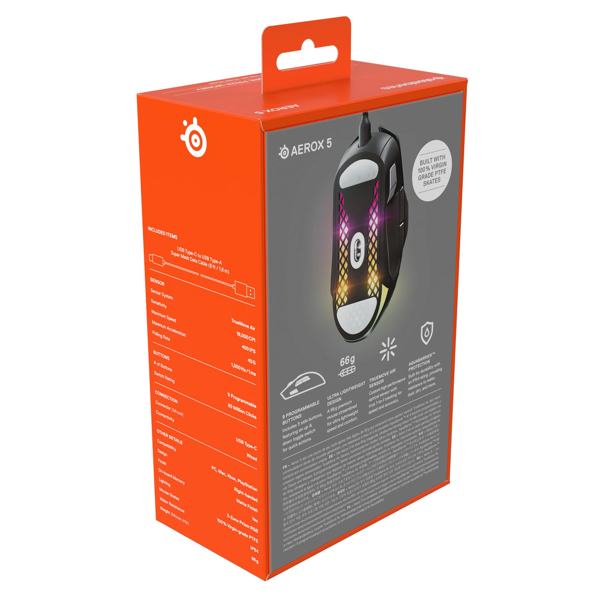 SteelSeries Aerox 5 Lightweight Gaming Mouse