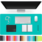 Large PU Leather Desk Pad with Non-Slip Easy-Clean Surface