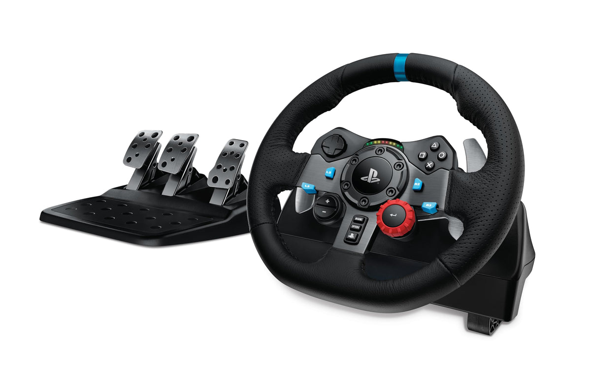 Logitech G29 Driving Force Racing Wheel and Floor Pedals, Real Force Feedback