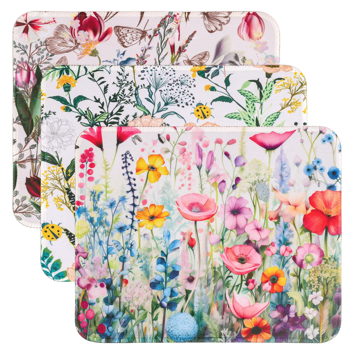 Funny Mouse pad Square Cute Mouse Mat for Wireless Mouse Small Office Computer Mousepad for Desk Mat Laptop with Non-Slip Rubber Base