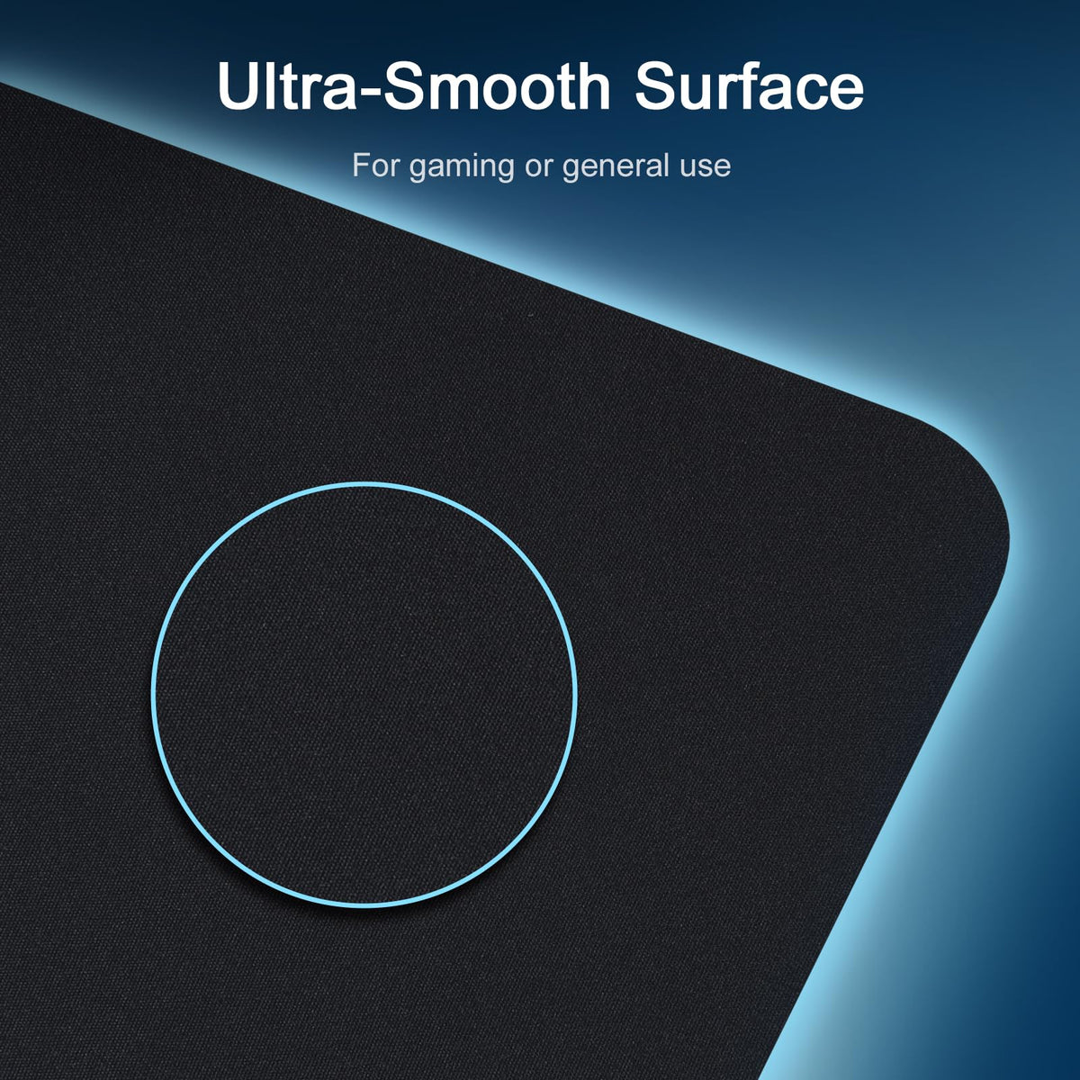 Senetem Ultra Thin Mouse Pad for Computer & Laptop, Smooth Flexible Gaming Mat