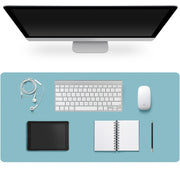 Large PU Leather Desk Pad with Non-Slip Easy-Clean Surface