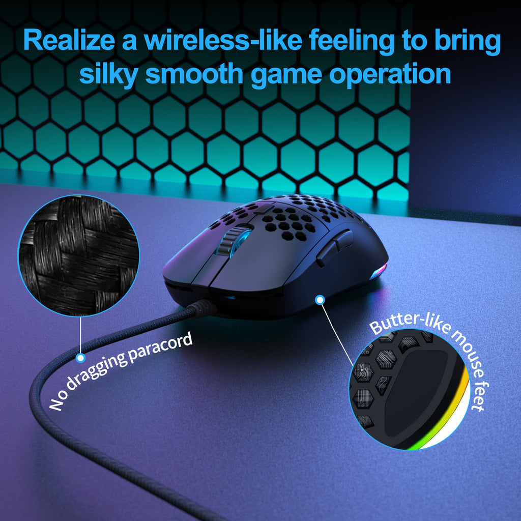 TMKB Falcon Honeycomb Gaming Mouse