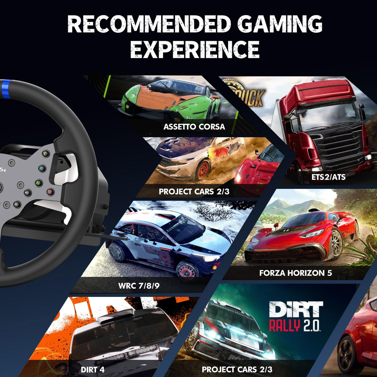 PXN V99 3.2Nm Force Feedback Gaming Steering Wheel