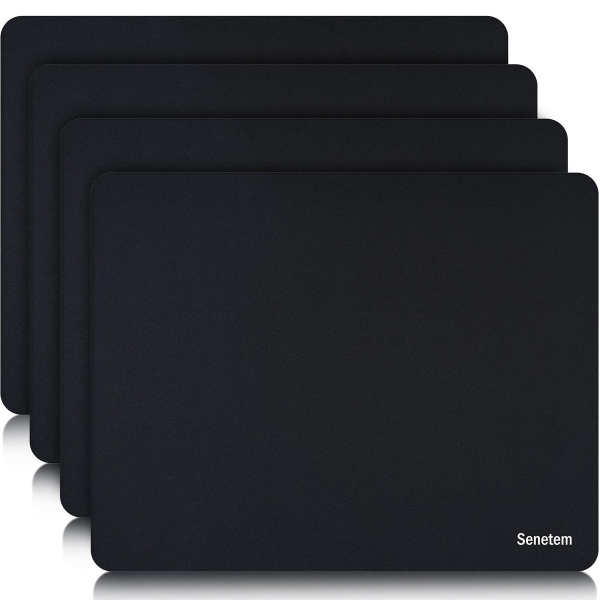Senetem Ultra Thin Mouse Pad for Computer & Laptop, Smooth Flexible Gaming Mat