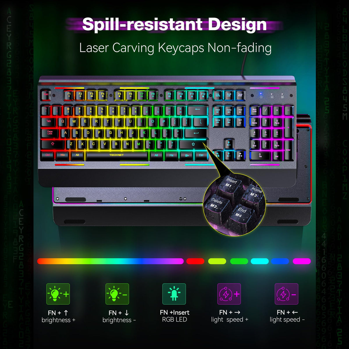 TECKNET Gaming Keyboard