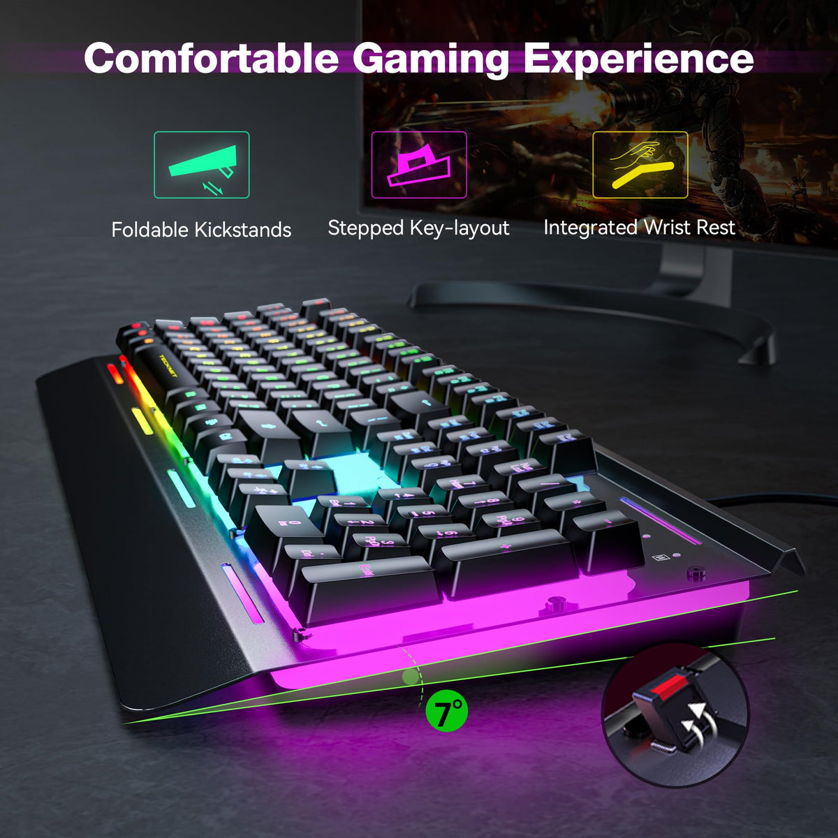 TECKNET Gaming Keyboard