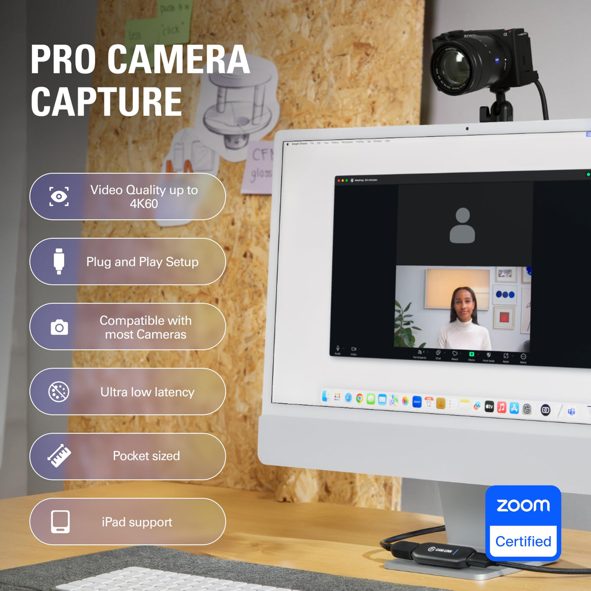 4K Camera Capture Card for DSLR & Camcorder Streaming